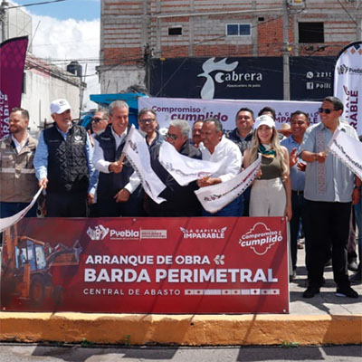 Arranca Gobierno de la Ciudad construcción de Barda Perimetral en la Central de Abasto