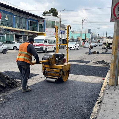 Campaña Capitalina Bacheando Puebla es permanente: el Gobierno de la Ciudad fortalece el mantenimiento vial