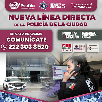 Lanza SSC nueva línea directa de la Policía de la Ciudad