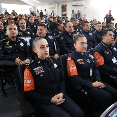 Organismos internacionales colaboran en entrenamiento de cuerpos de Seguridad; Puebla a la vanguardia