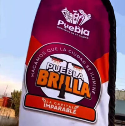 Garantiza Gobierno de la Ciudad Senderos de Paz en más de 500 espacios comunitarios con Puebla Brilla