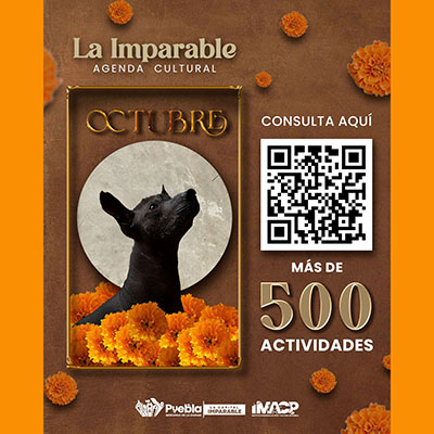 Presenta IMACP más de 500 actividades para octubre en la Agenda Cultural