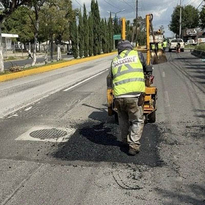 Campaña Capitalina Bacheando Puebla: favorece la movilidad en la capital