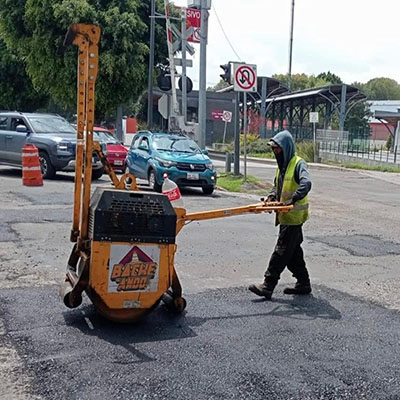 Campaña Capitalina Bacheando Puebla: trabajo permanente en materia infraestructura vial