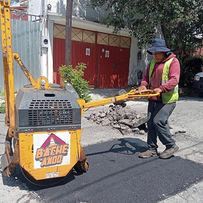 Campaña Capitalina Bacheando Puebla: mejora vialidades en el sur de la ciudad