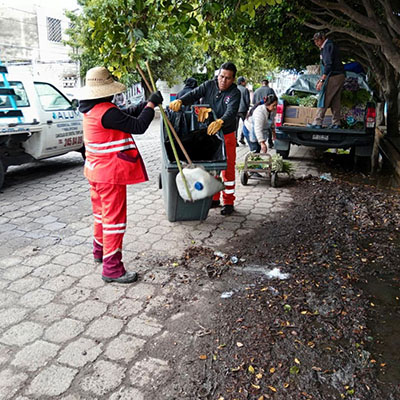 Refuerza Gobierno de la Ciudad acciones de limpieza durante la temporada de Muertos