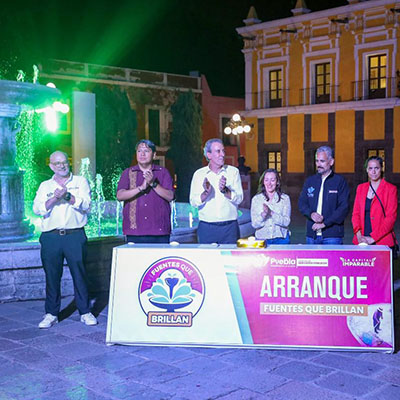 Inicia Pepe Chedraui rehabilitación integral “Fuentes que Brillan”
