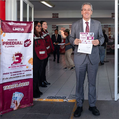 Gobierno Imparable pone en marcha Programa de Pago Anticipado de Predial y Limpia 2026