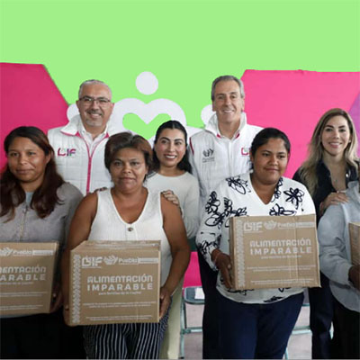 Sistema Municipal DIF entrega más de mil despensas en La Guadalupana