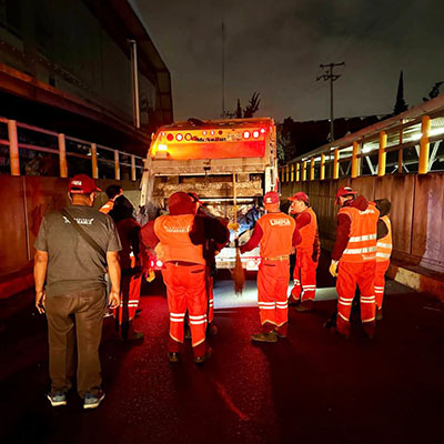 Atiende Gobierno de la Ciudad incidentes por lluvias sin personas lesionadas