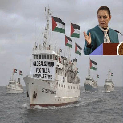 Sheinbaum exige repatriación inmediata de mexicanos detenidos por Israel en Sumud Flotilla