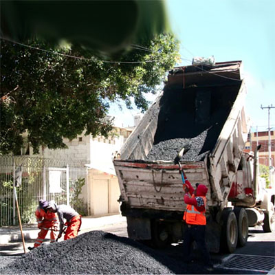 Supervisa Gobierno de la Ciudad rehabilitación vial en la colonia Fovissste San Roque