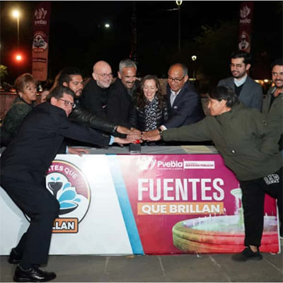 Inaugura Gobierno de la Ciudad revitalización de las fuentes del Parque Paseo de San Francisco