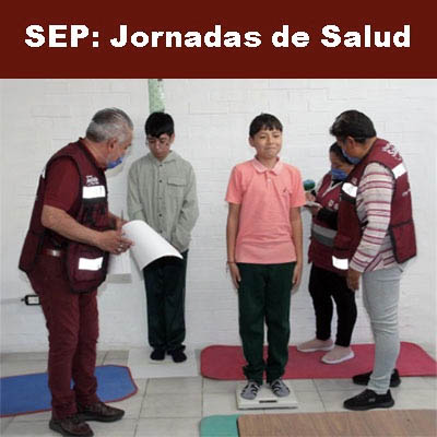 Con las Jornadas de Salud en el ciclo escolar 2025-2026, se valoran a niñas y niños de más de 90 mil escuelas primarias del país