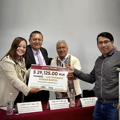 Entrega SEP 1 millón 652 mil pesos para beneficiar a estudiantes con discapacidad