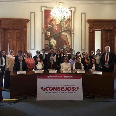 Instalan Consejo de Participación Ciudadana de Seguridad Pública en el Municipio de Puebla