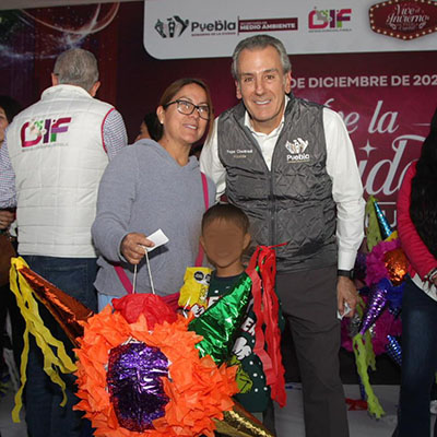 Capital Imparable celebra “Vive la Navidad en Chapulco” con familias poblanas