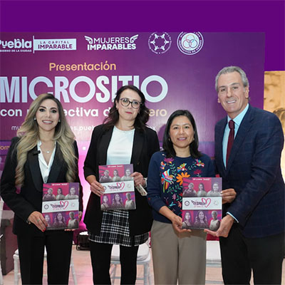 Capital Imparable presenta micrositio para fortalecer la Perspectiva de Género en Puebla