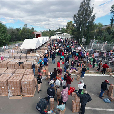 Refuerza Capital Imparable entrega de apoyos alimentarios en la capital