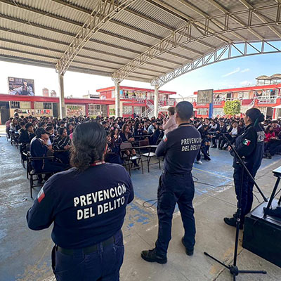 IJMP imparte pláticas de prevención a más de 400 estudiantes