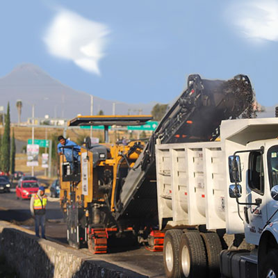 Cierra fuentes de saqueo Gobierno de Puebla con obra comunitaria y maquinaria