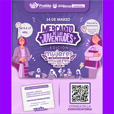 Mes de la Mujer: Invita Gobierno de Pepe Chedraui a jóvenes emprendedoras a participar en el Mercadito de las Juventudes