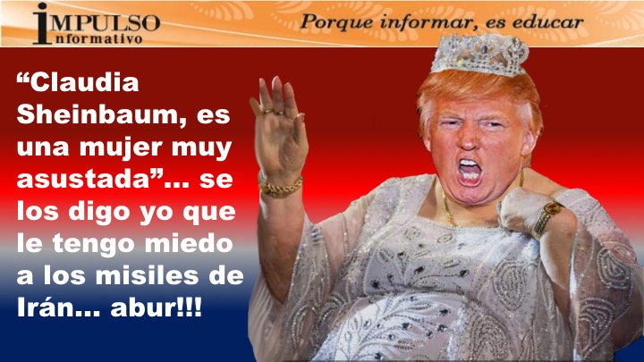 Trump va contra México en el G7; acusa a Sheinbaum de ser una mujer “asustada”