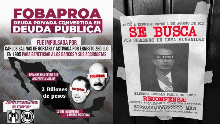 Sheinbaum: Fobaproa “es impagable, nunca se va a acabar de pagar”