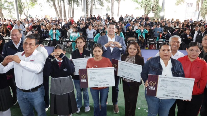Gobierno del Estado garantiza bienestar de estudiantes con equipamiento y espacios dignos